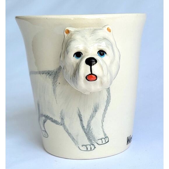 West Highland Terrier 3D Coffee Mug Cup Hand Painted - Picture 2 of 7